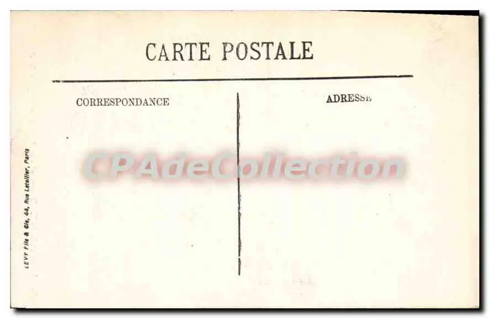 Remiremont — Denkmal für Kinder, die für das Vaterland gestorben sind — Verlag LEVRÉ & Cie, Paris, Nr. 34 - Rückseite