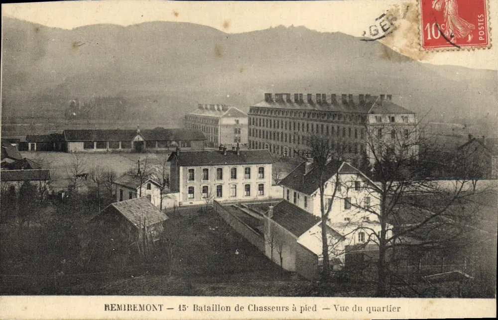 Remiremont — 15. Bataillon der Jäger — Ansicht des Viertels - Vorderseite