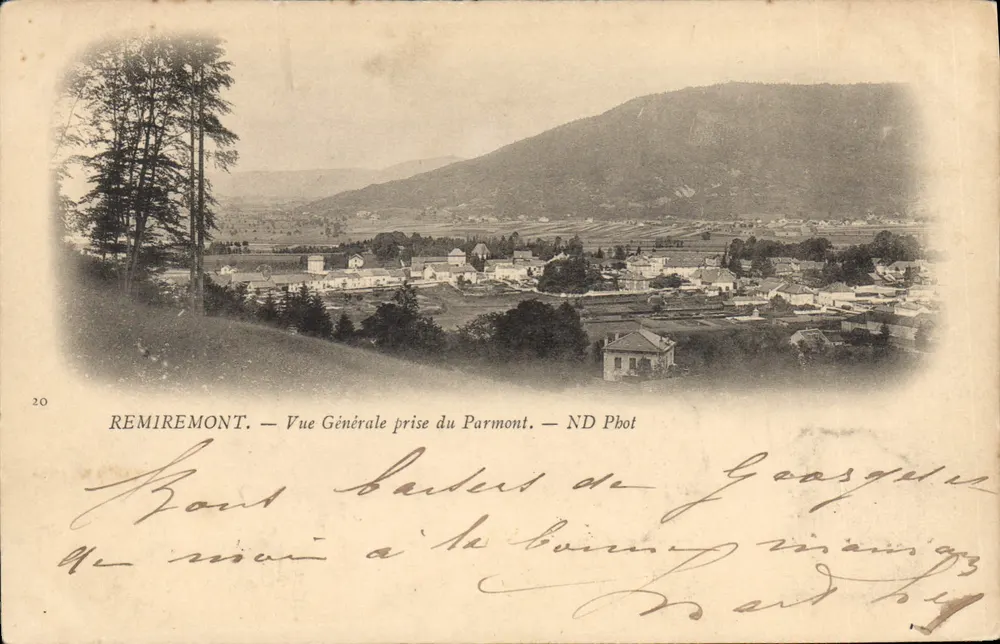 Remiremont — Allgemeiner Blick vom Parmont — ND Phot - Vorderseite