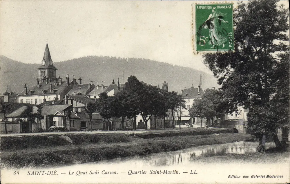 Saint-Dié — Quai Sadi Carnot — Viertel Saint-Martin — Ausgabe der Galeries Modernes - Vorderseite