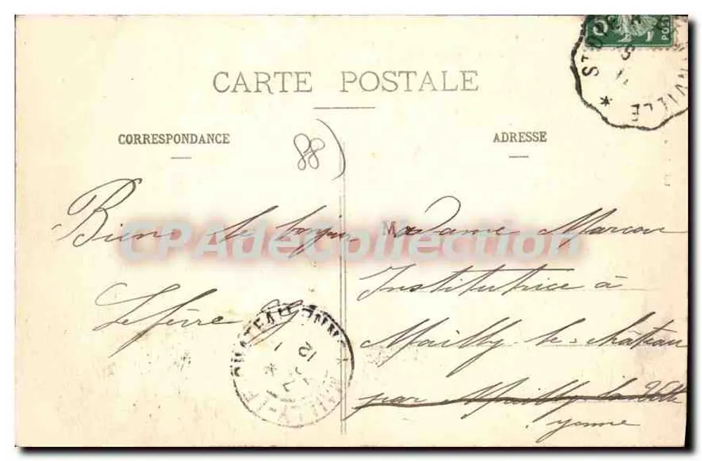 Raon-l'Étape — Panoramablick vom Kopf von Repy — J. Cour, Verlag, Nr. 104 - Rückseite