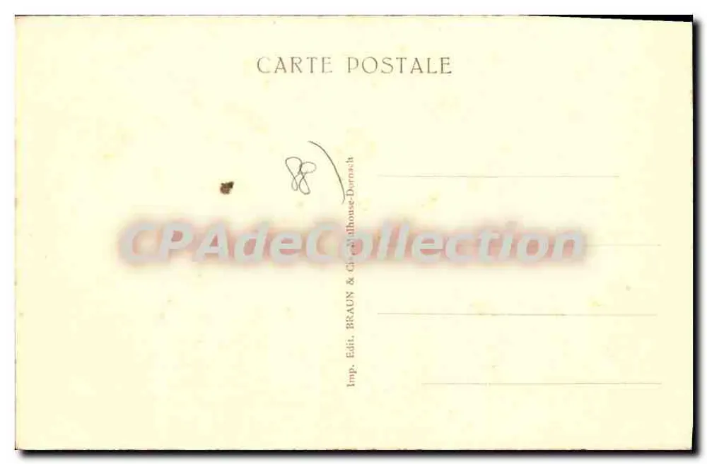 Saint-Maurice-sur-Moselle und Ballon de Servance — Vintage Postcard/Antike Ansichtskarte — Nr. 156 - Rückseite
