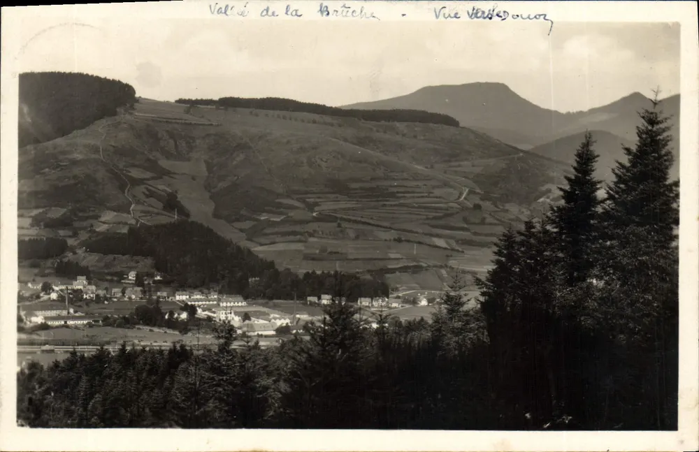 Vale da Brûche — Vista para o Donon — Ed. L. Bollat — Rothau - Frente