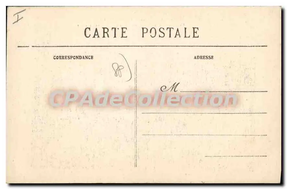 Die Vosges — Von Saint-Dié nach Epinal — Die Große Schneise zwischen Saint-Léonard und Corcieux — Ouvy, Verlag, Nr. 198 - Rückseite