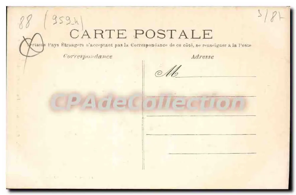 Basílica del Pellegrinaje de Hatteinscourt — San Pedro Fourier — editor Mille Grandidier, n° F.A. 2300 - Reverso