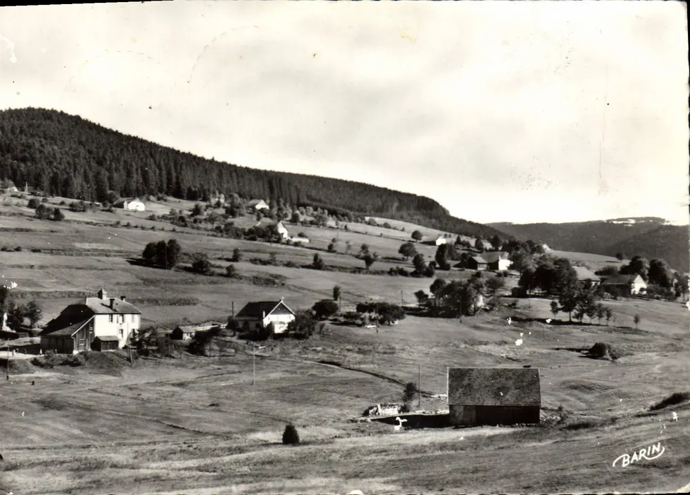 Arredores de Gérardmer — O Grande Valtin, perto de Schmalick, Alt. 850 m — Foto BARIN - Frente
