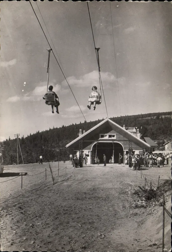 Col de la Schlucht — Seilbahn — Abfahrtsstation — Lucas Photo, Vosges - Vorderseite