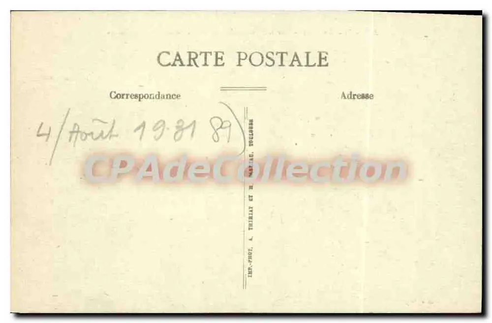 Avallon - Aussicht auf Cousin-le-Pont und die Route des Châtelaines — A.S. n°7 - Rückseite
