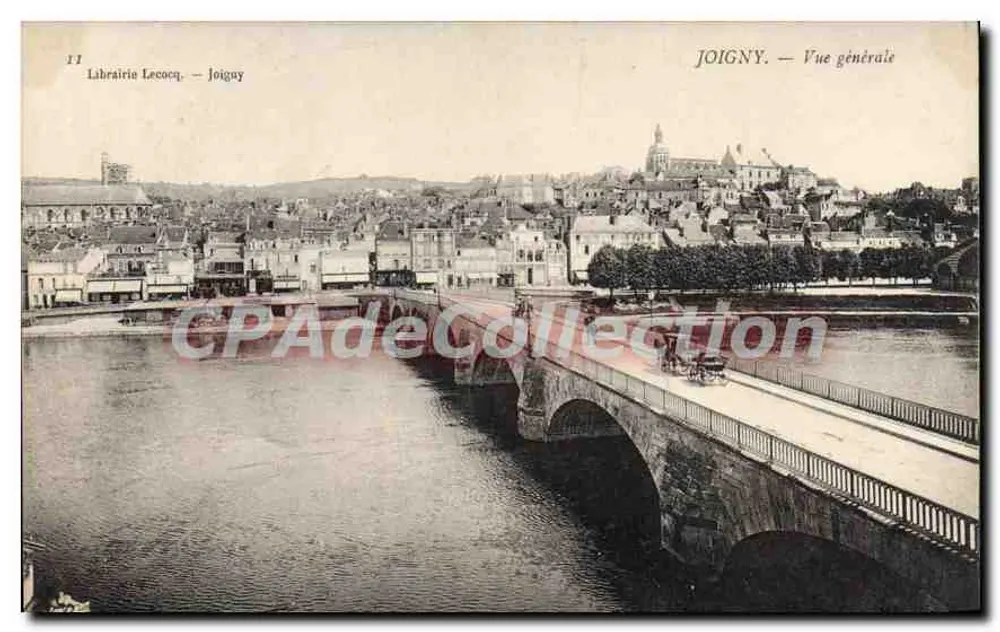 Joigny — Vista geral — Livraria Lecocq — Joiguy - Frente