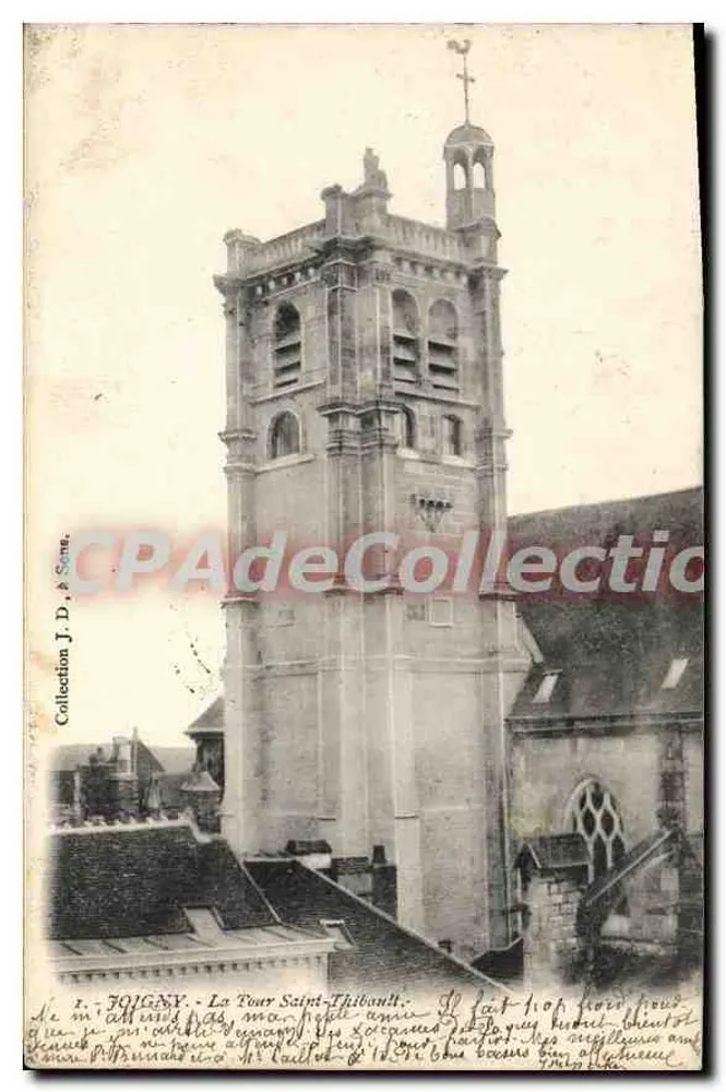 Joigny - A Torre Saint-Thibault — Coleção J. D. & Sene - Frente