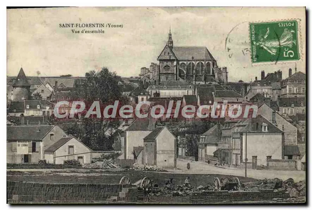 Saint-Florentin (Yonne) — Vista geral — editor não visível - Frente