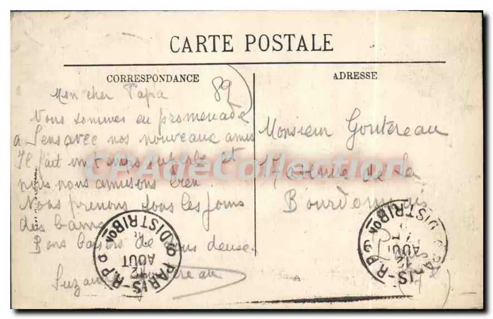 Sens — Vue générale — CL. - Verso