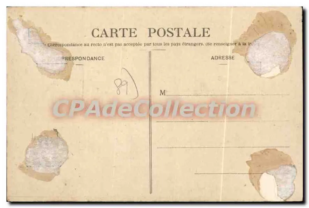 Sens — Die Folgen einer Flut 4 m.60 über dem Normalniveau, Januar 1940 — Le Clos-le-Roi unter Wasser - Rückseite
