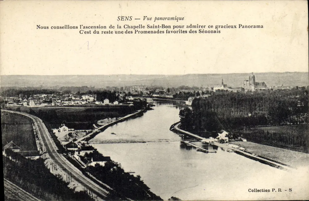 Sens — Panoramablick — Sammlung P.R.-S - Vorderseite