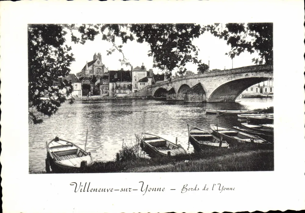 Villeneuve-sur-Yonne — Sponde dell’Yonne — Librairie Morisse - Recto