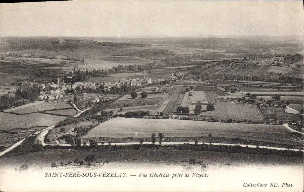 Saint-Père-sous-Vézelay — Allgemeiner Blick von Vézelay — Collections ND. Phot. - Vorderseite