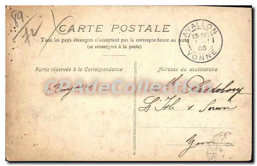 Vallei van de Cure — Pierre-Perthuis — De Bruggen — n°109 - Achterkant