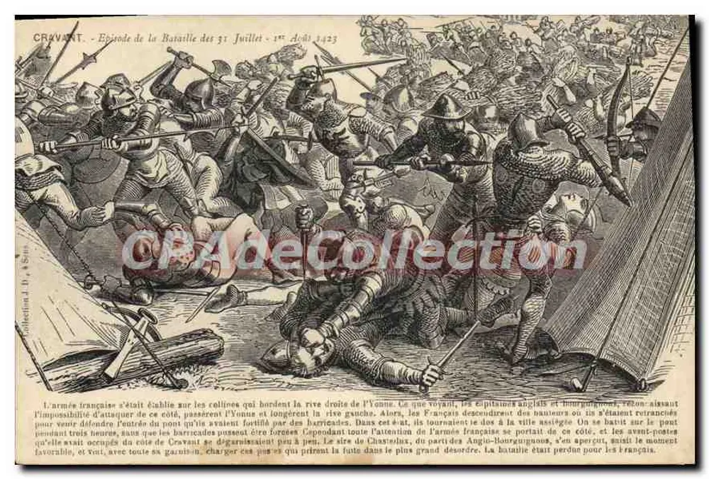 Cravant — Episode der Schlacht vom 31. Juli 1423 — Verlag: A. D. & Cie - Vorderseite