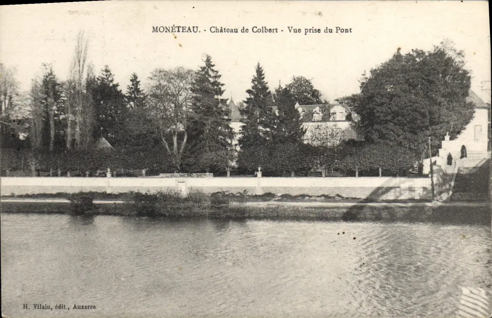 Monéteau - Schloss Colbert - Ansicht vom Pont — H. Vilain, Verlag, Auxerre - Vorderseite