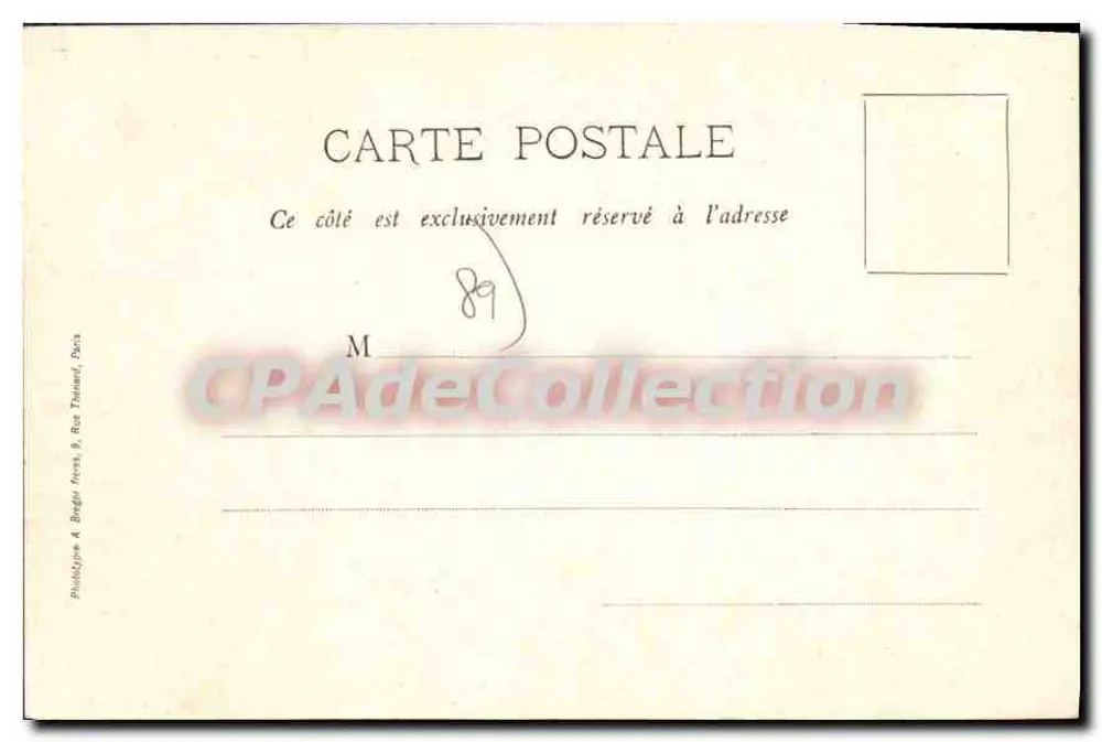 Lezinnes — Ansicht des Armançons, bekannt als: « Vigne de la Cure » — Blatt, Lib. in Lezinnes (Yonne) - Rückseite
