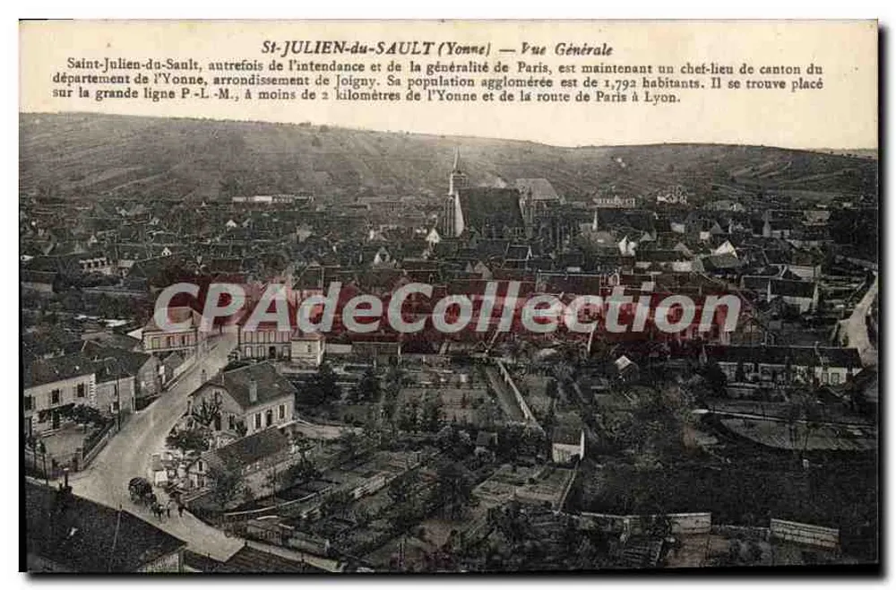 सेंट-जुलियन-डू-सॉल्ट (योन) — सामान्य दृश्य — CPAdeCollection - आगे
