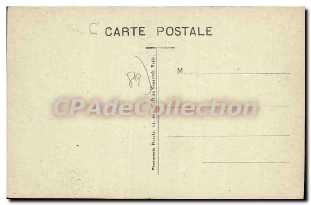 Appoigny — Brzegi rzeki Yonne — Edit Lévy, Auziere - Rewers