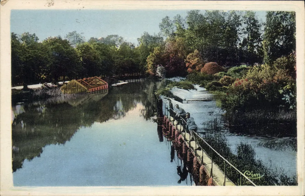 Nuits-sous-Ravières (Yonne) — Ein Eckbereich des Armançon — Phot. Laniet, Combier - Vorderseite