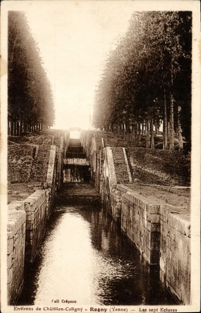 Les sept Ecluses — Environs de Châtillon-Coligny - Rogny (Yonne) - Recto