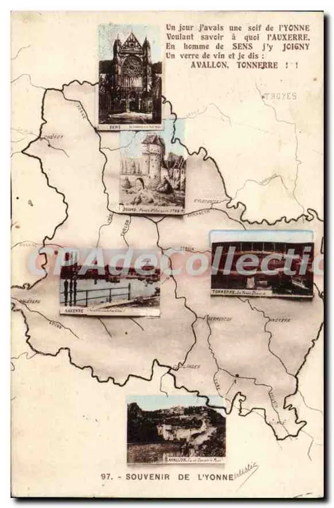 L'Yonne — Erinnerung an die Yonne — Artistics, n°97 - Vorderseite