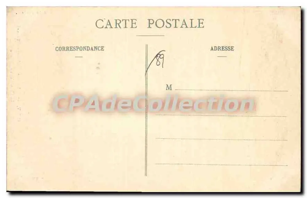 FoiSSY, in der Nähe von Villeneuve-l'Archevêque (Yonne) — Die Kamin des Schlosses — Verlag Villeneuve-l'Archevêque - Rückseite