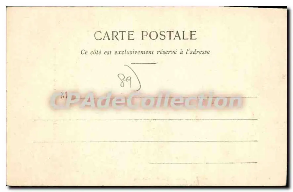 Castello di Faulin, lato Est, vicino a Châtel-Censoir — Desvignes, fot.-edit., Clamecy - Verso