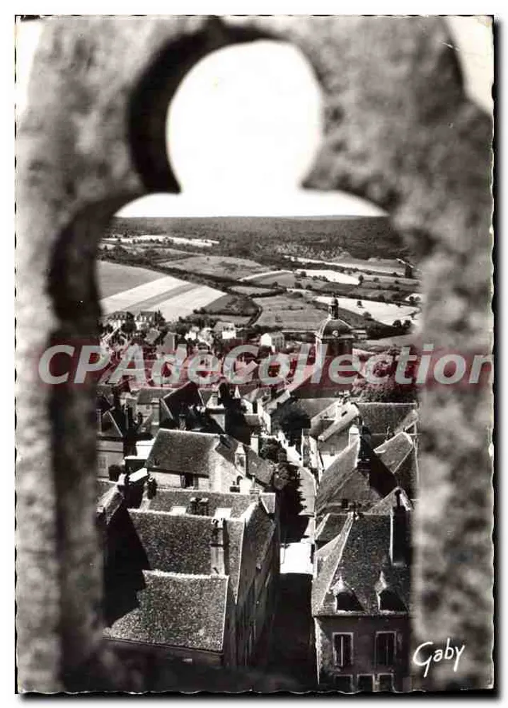 Vista de Vézelay — vista a partir de uma janela — Gaby - Frente