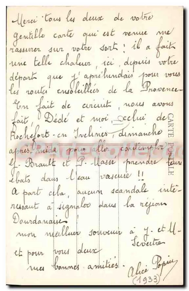 Dourdan (S.-et-O.) - A Igreja e o Castelo — Livraria Sébille Dourdan (S.-et-O.) - Verso