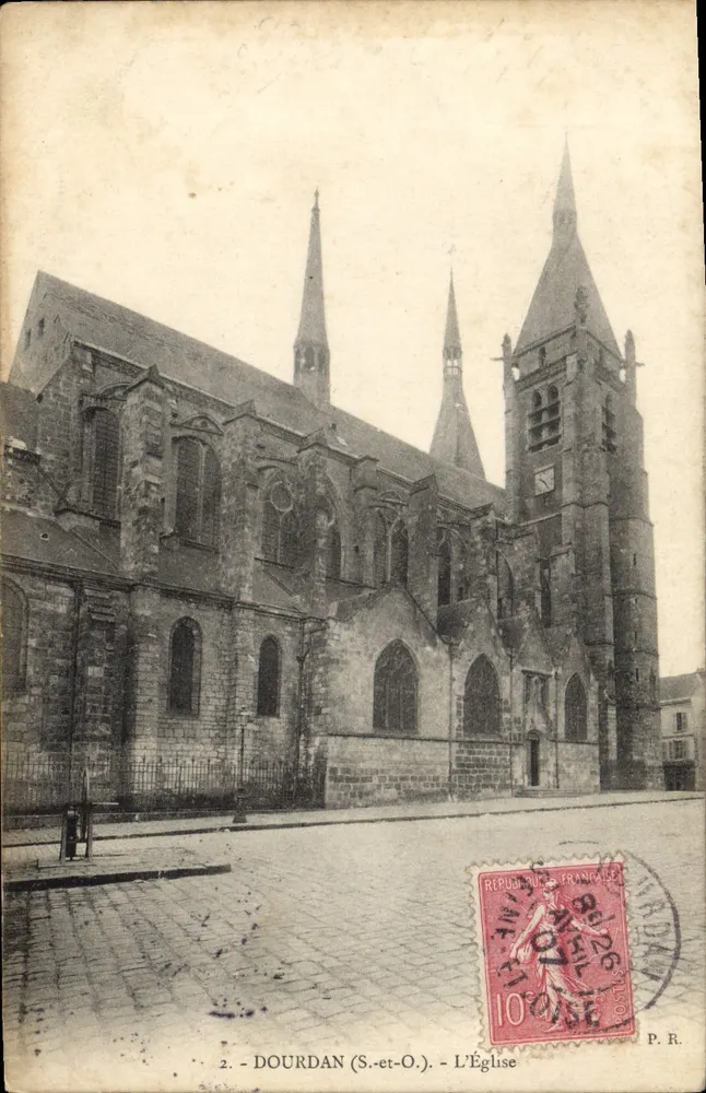 Dourdan (S.-et-O.) — Katedra — P. R. - Awers