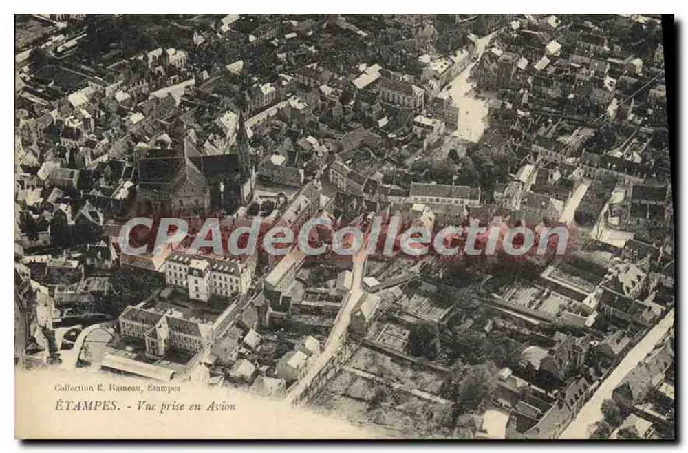 Étampes - Vista tirada de Avião — Coleção R. Rameau, Étampes - Frente