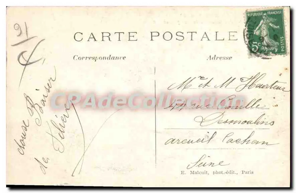 Die Insel der Liebe - Innenbereich der Immobilie — Palaiseau (S.-et-O.) — E. M. - Rückseite
