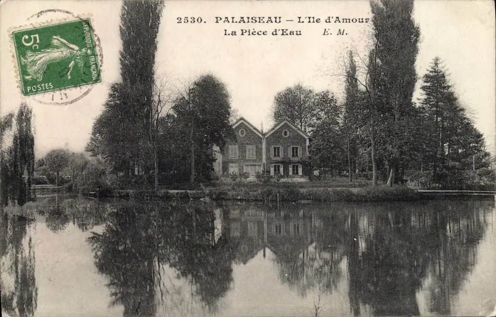 Palaiseau — L'Île d'Amour — La Pièce d'Eau — E. M. - Vorderseite