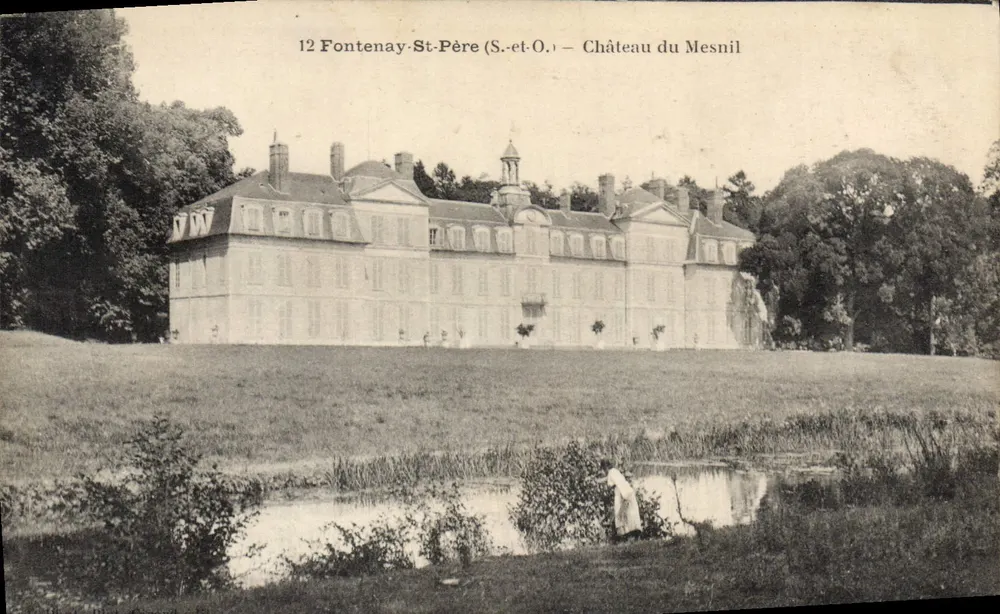 Fontenay-St-Père (S.-et-O.) — Kasteel van het Mesnil - Voorkant