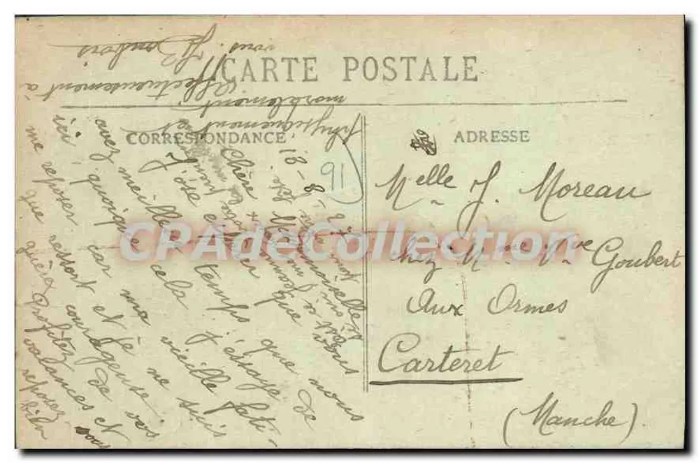 Fontenay-St-Père (S.-et-O.) — Kasteel van het Mesnil - Achterkant