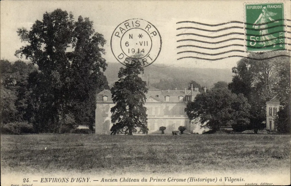 Umgebung von Igny — Altes Schloss des Prinzen Gérome (Historisch) in Vilgenis — Laubry, Verlag - Vorderseite