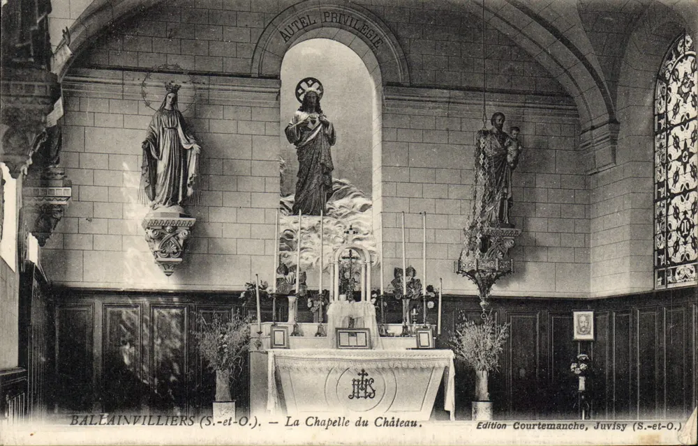 Ballainvilliers (S.-et-O.) — Die Kapelle des Schlosses — Edition Courtemanche, Juvisy (S.-et-O.) - Vorderseite