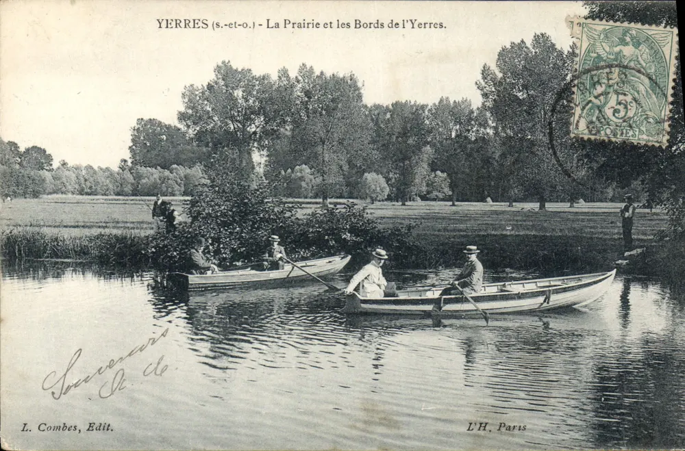 YERRES (s.-et-o.) - Die Prairie und die Ufer des Yerres. — L.H. Paris, Seriennummer nicht sichtbar - Vorderseite