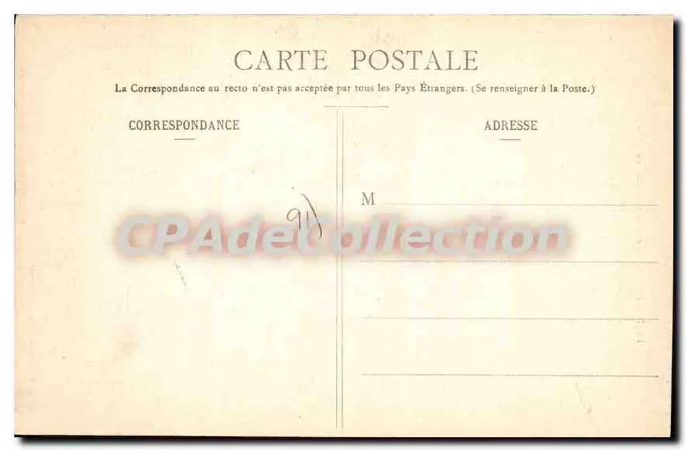 Les Bordes (Seine-et-Oise) — Castelo gótico — Librairie A. Boutroue, Dourdan (S.-et-O.) - Verso