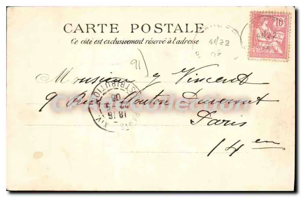 Jarcy — De Weg — De omgeving van Parijs — F.A. 5742 - Achterkant