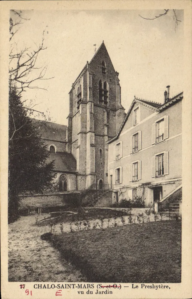 Chalo-Saint-Mars (S.-et-O.) — Das Präsester, gesehen vom Garten - Vorderseite