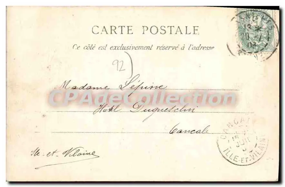Asnières — Ponte de Asnières — Editor L. Baille - Verso