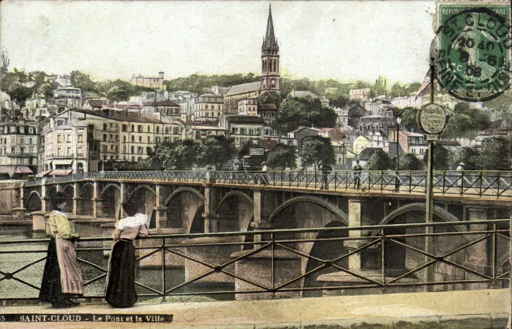 Saint-Cloud — O Ponte e a Cidade — Editor anônimo, n° 65 - Frente