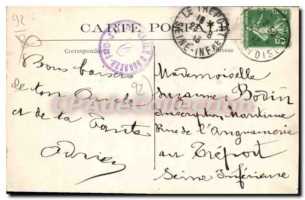 Saint-Cloud — Vista Geral — L'Heilès, n° 083 - Verso