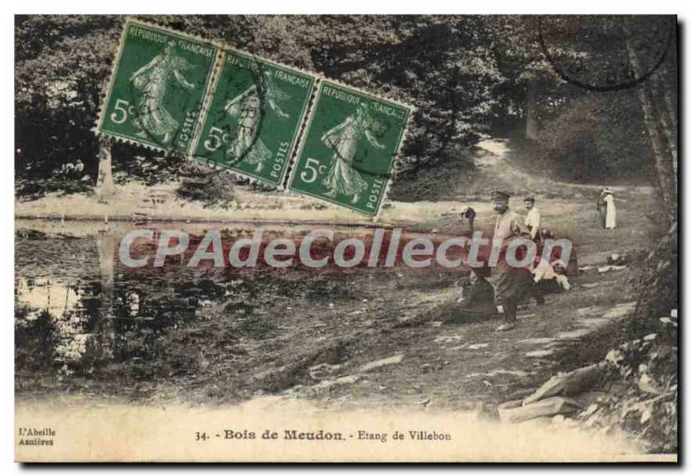 Wald von Meudon - See von Villebon — L'Abeille Asutères, n°14 - Vorderseite