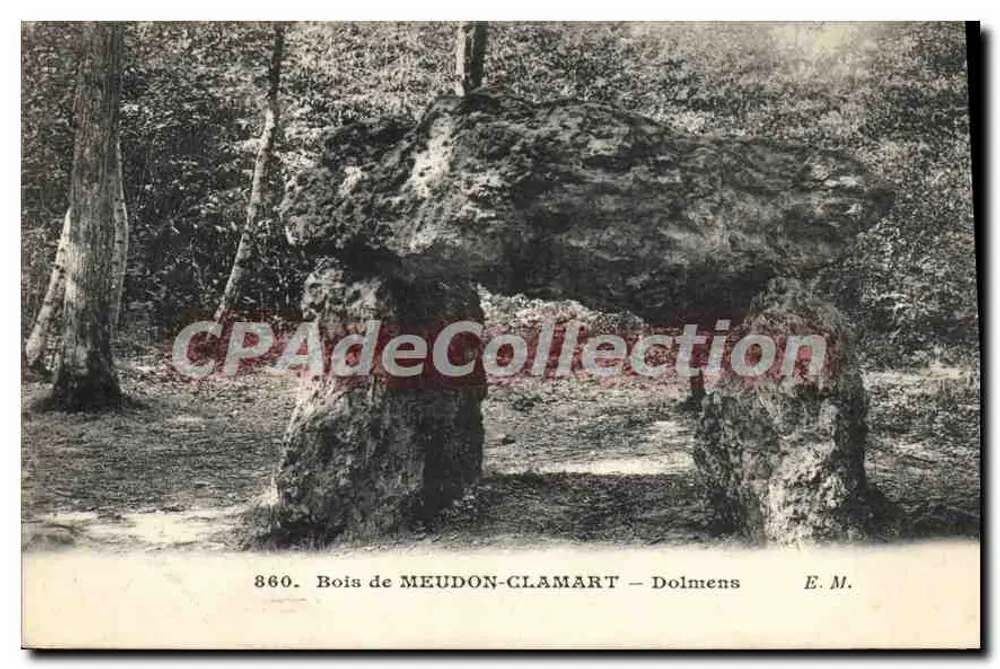 Bois de Meudon-Clamart — Dolmenes — E.M. n°860 - Frente